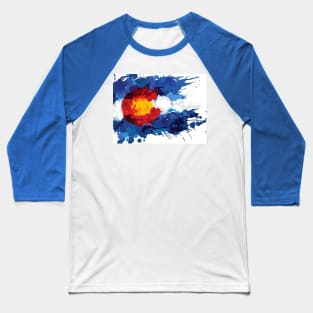 Colorado State Flag Baseball T-Shirt